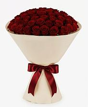 Букет 101 Бордовая роза Блэк Бакарра в Яшкуле