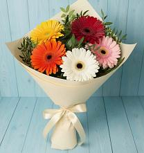 Букет цветов из:  Герберы в Яшкуле