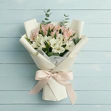 Букет цветов из:  Альстромерии в Яшкуле