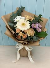 Букет цветов из:  Герберы и Хризантемы в Яшкуле