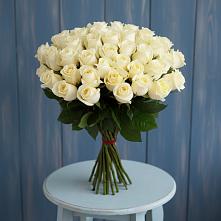 Букет 51 Белая роза Эдлесс Лав #REPLACE_PRED# Яшкуле