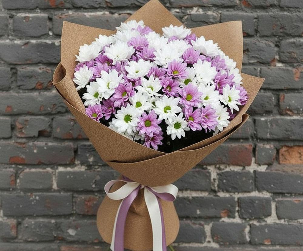 Букет цветов из: Хризантемы в Яшкуле