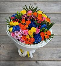 Букет цветов из:  Розы и Хризантемы в Яшкуле