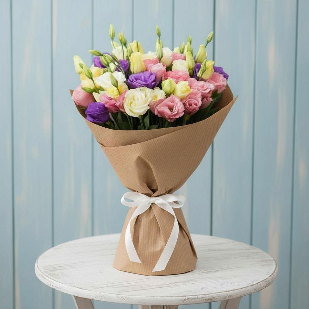 Букет цветов из: Лизиантусы в Яшкуле