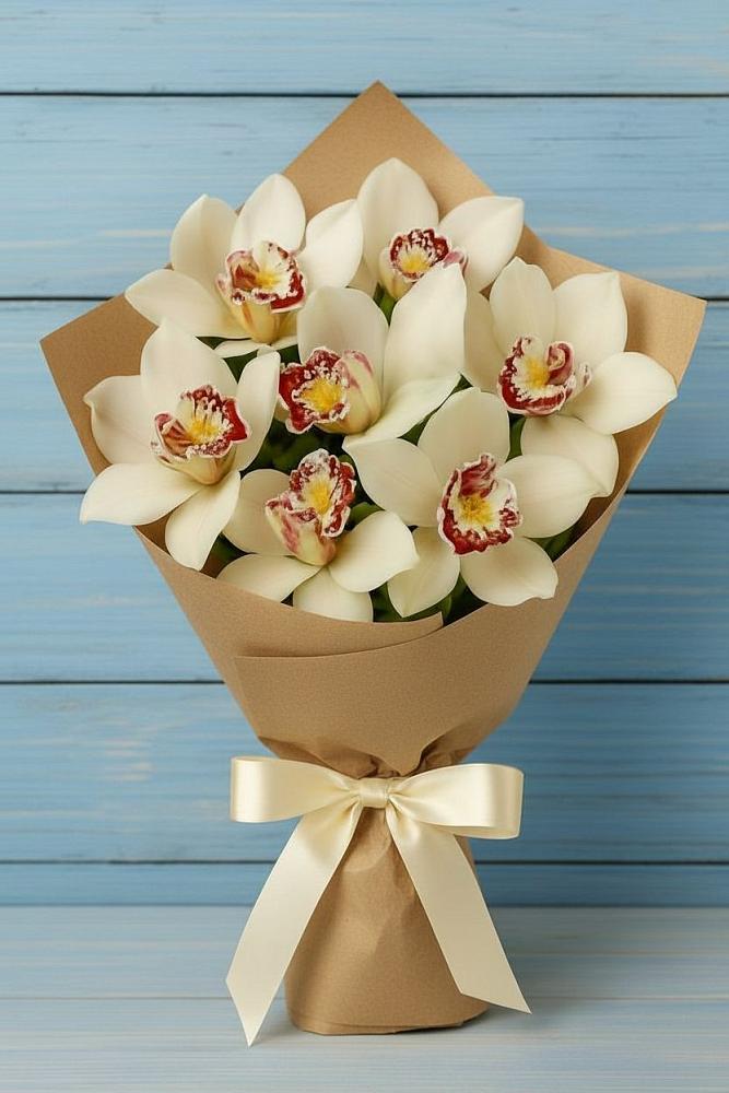 Букет цветов из: Орхидеи и Розы в Яшкуле