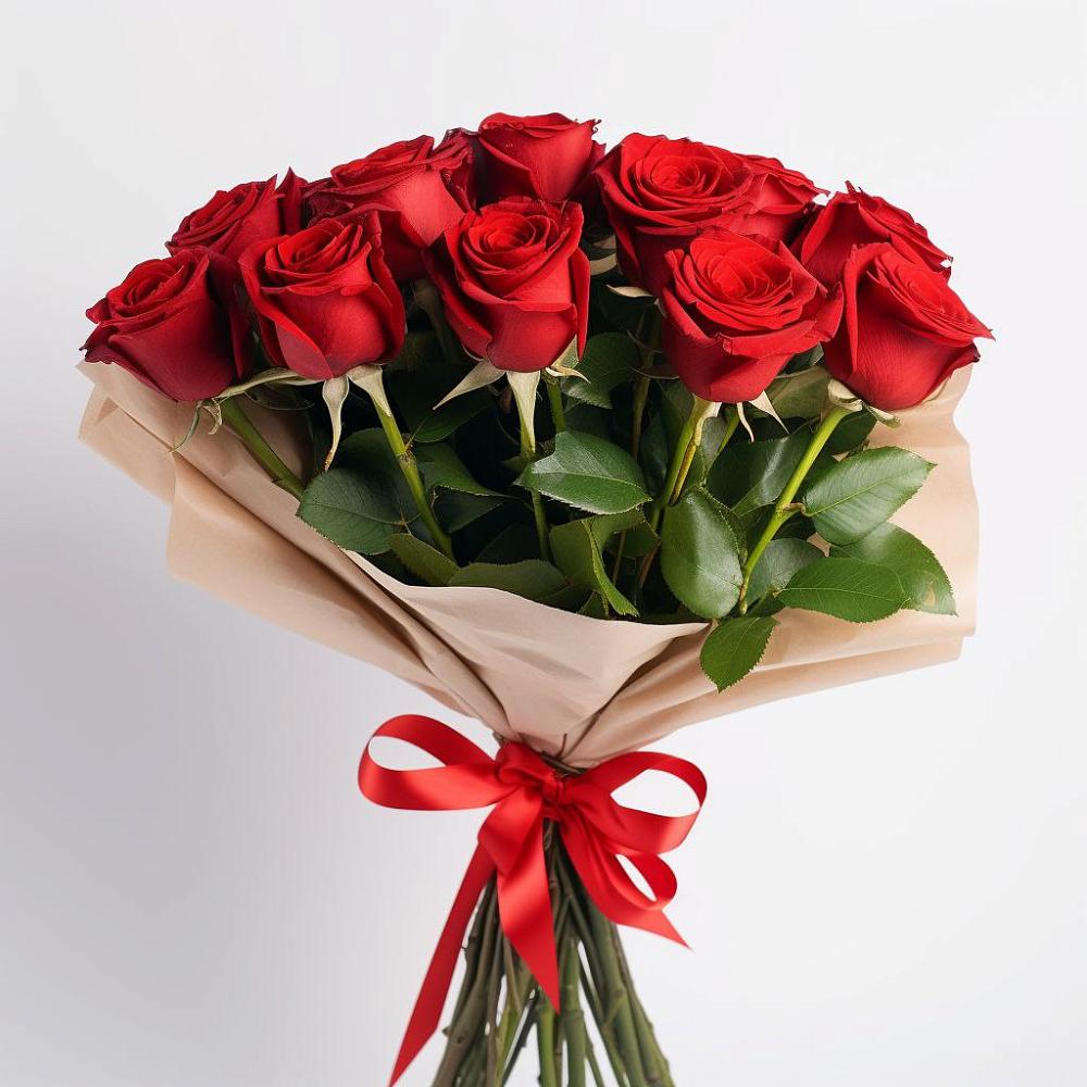 Букет 11 Красных роз Эдлесс Лав в Яшкуле