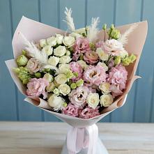 Букет цветов из:  Альстромерии и Розы в Яшкуле